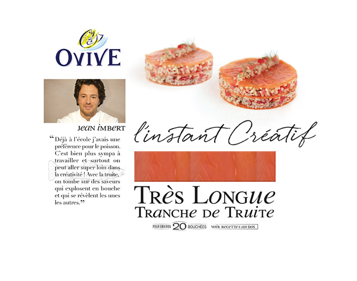 L'instant Créatif - Très Longue Tranche de Truite d'environ 20 bouchées