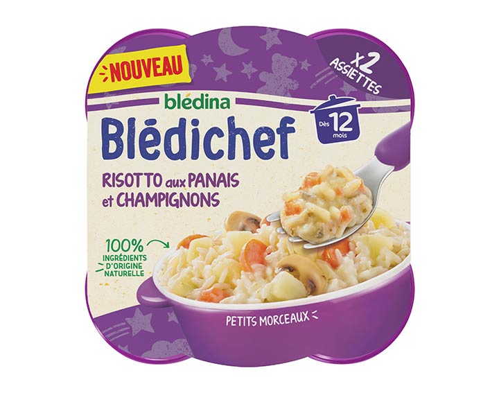 Risotto aux panais et champignons x2