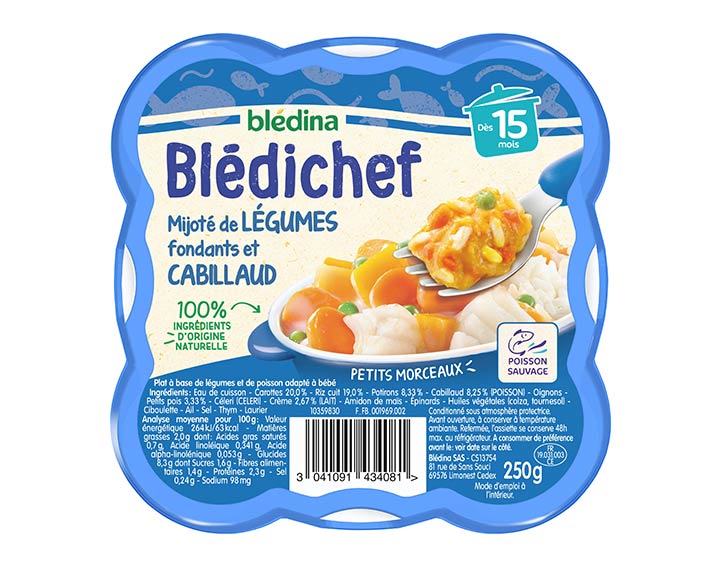 Mijoté de légumes fondants et cabillaud