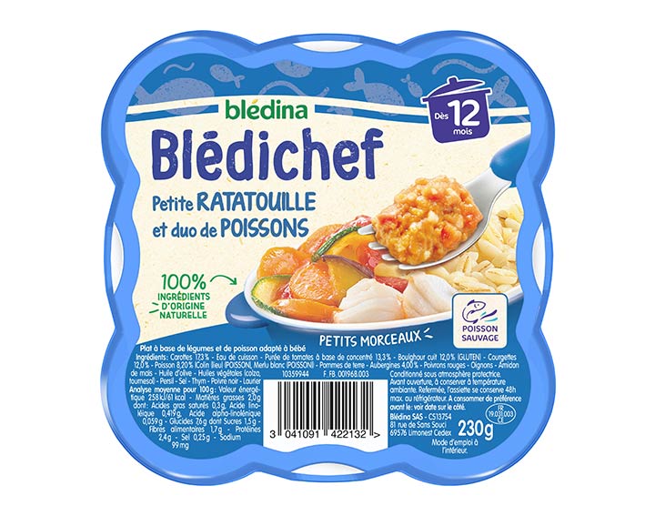 Petite ratatouille et duo de poissons