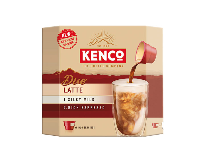 Kenco Duo Latte Instant Coffee 6x24g 