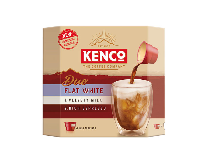 Kenco Duo Flat White Instant Coffee 6x24g 