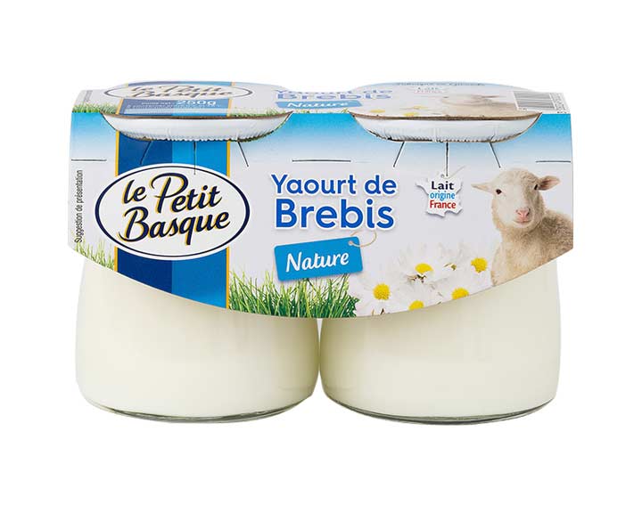 Yaourt de brebis nature 2x125g