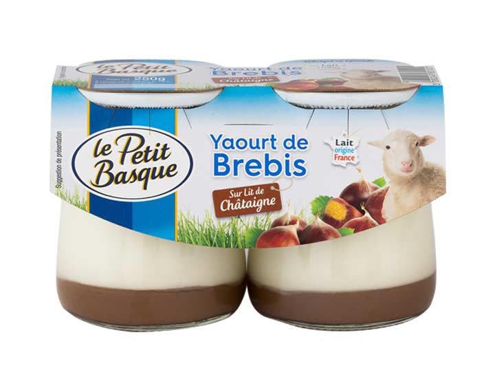 Yaourt de brebis châtaigne 2x125g