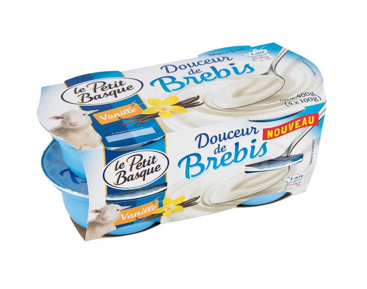 Douceur de brebis vanille 4x100g
