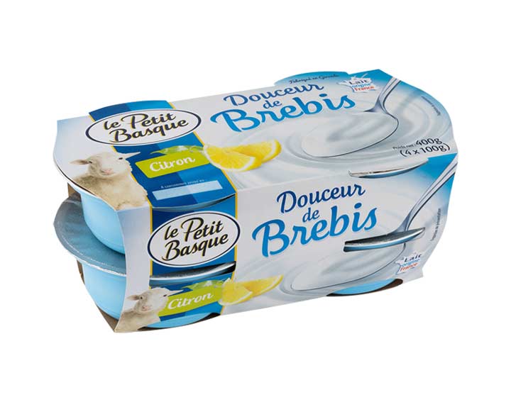 Douceur de brebis citron 4x100g