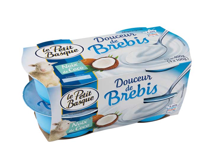 Douceur de brebis noix de coco 4x100g