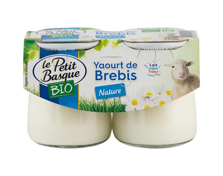 Yaourt de brebis Bio nature 2x125g