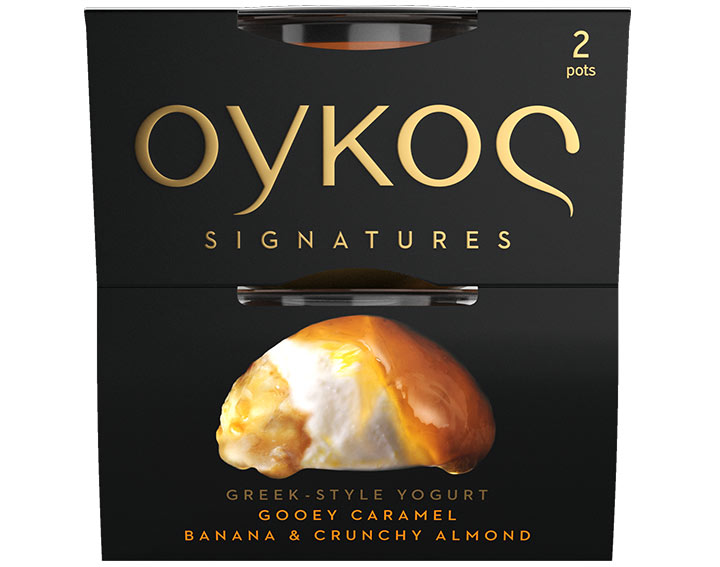 Gooey Caramel, Banana & Crunchy Almond 2x105g