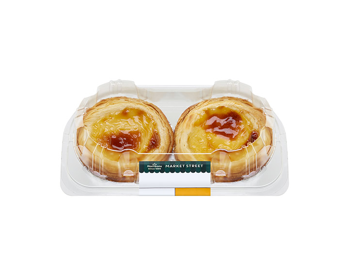 Portuguese Custard Tart twin pack