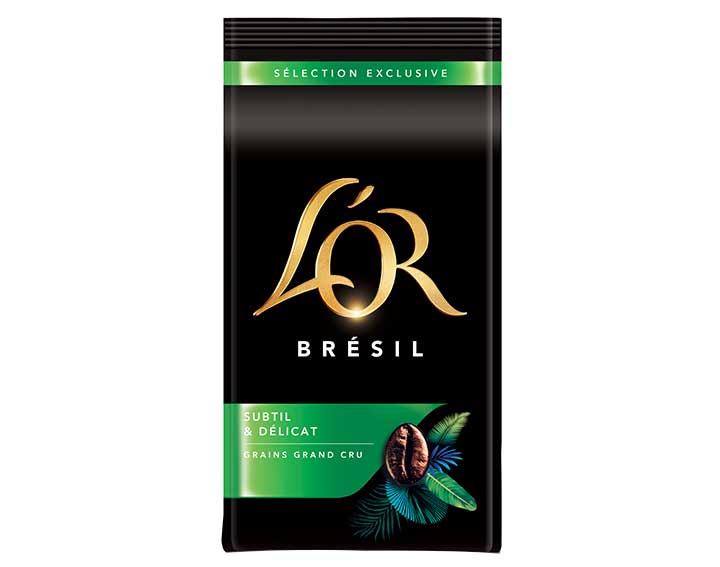 L’OR Brésil 500g, Grains grand cru