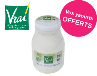 Vrai - Yaourt Nature Brassé Bio 500g