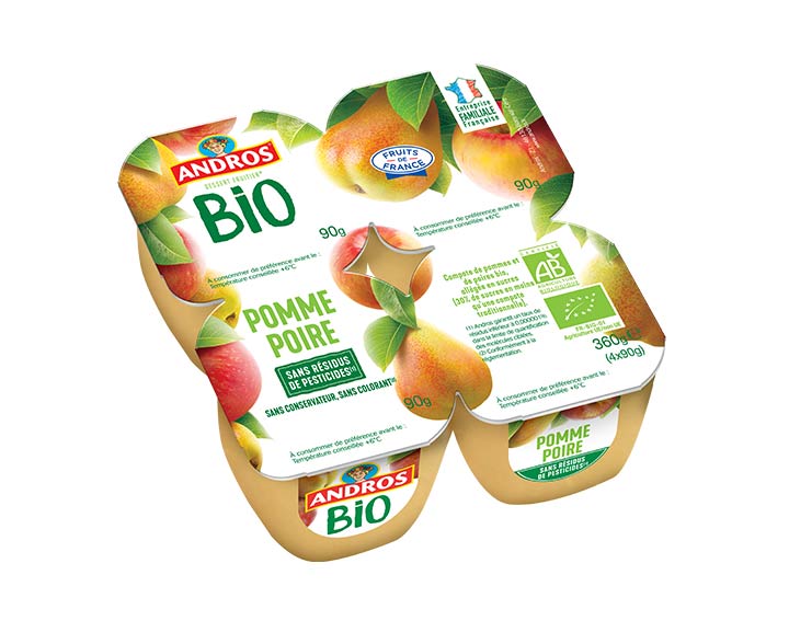 Pomme Poire BIO 4x90g