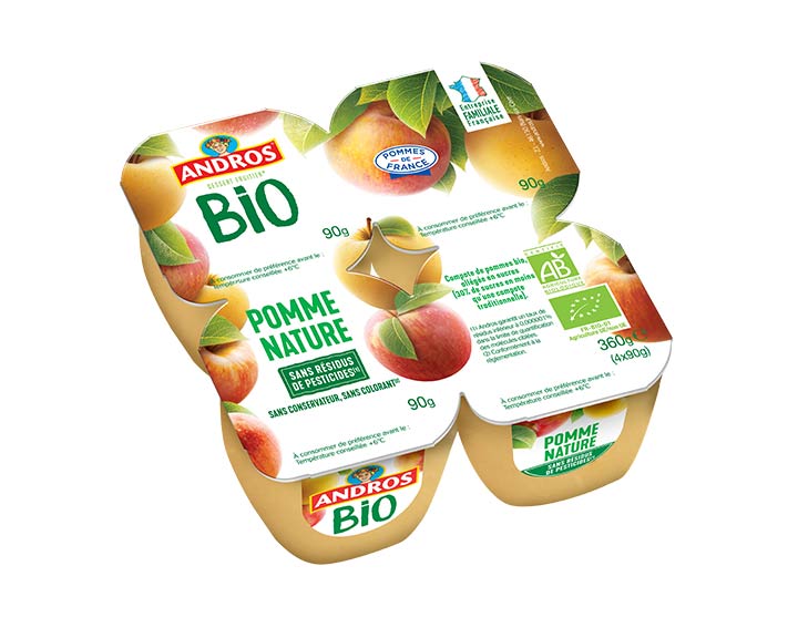 Pomme Nature BIO 4x90g