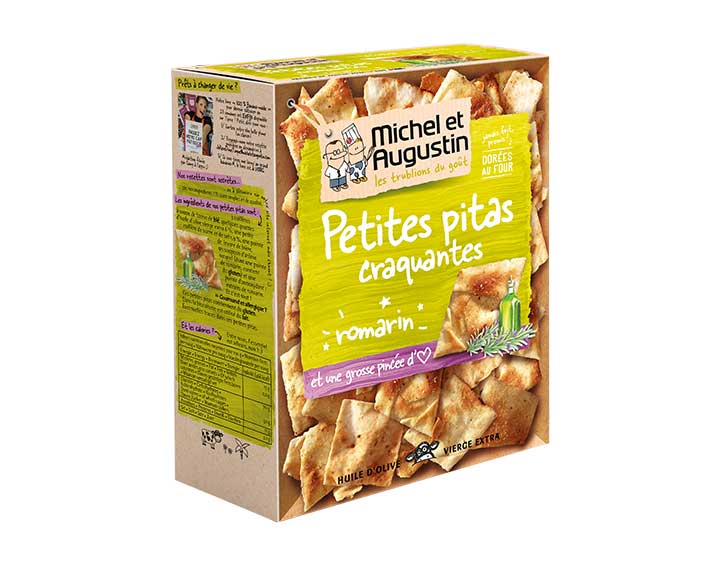 Petites pitas romarin 90g