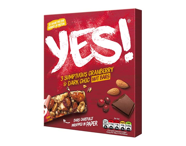 Cranberry and Dark Chocolate Nut Bar 3 pack