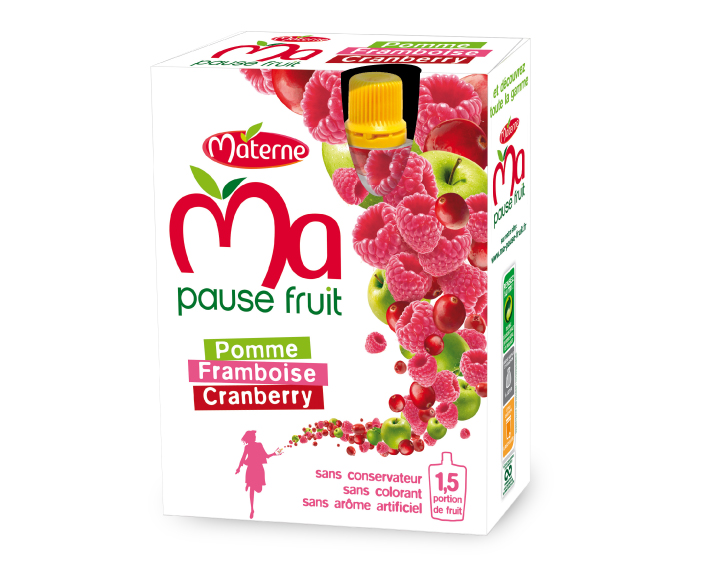Ma Pause Fruit - Pomme Framboise Cranberry 