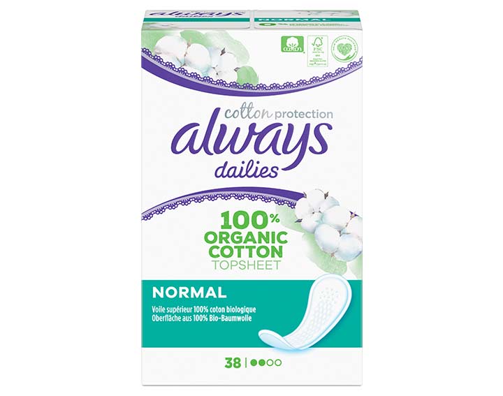 38 protège-slips Always Cotton Protection