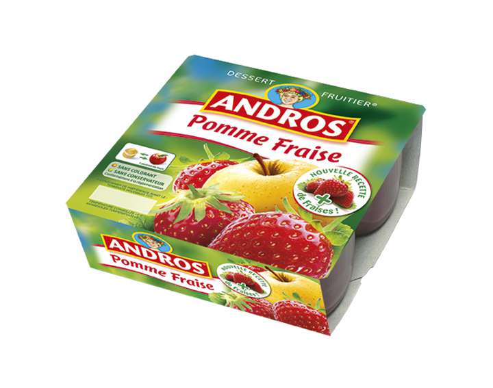 Dessert Fruitier Pomme Fraise