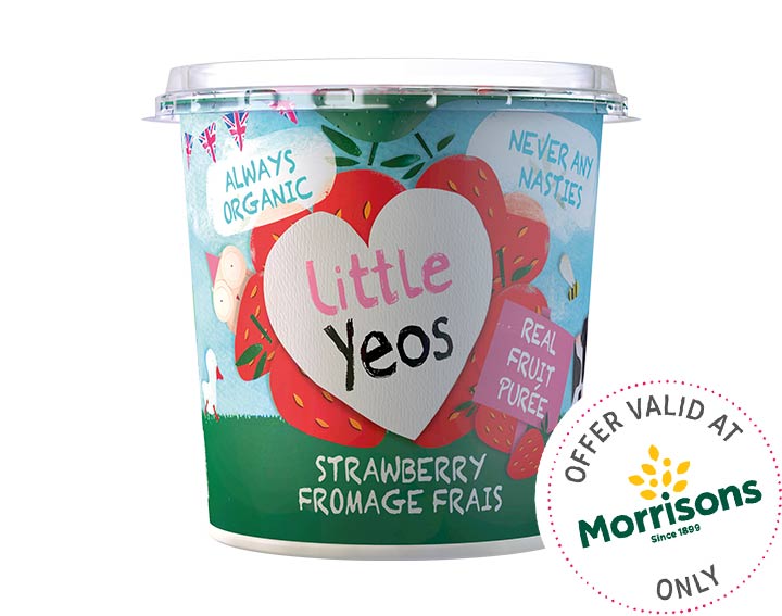 Strawberry Fromage Frais Big Pots 340g