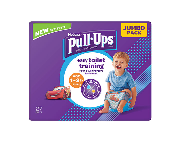 Huggies Pull-Ups Jour 1-2,5 ans (8-17kg) x27