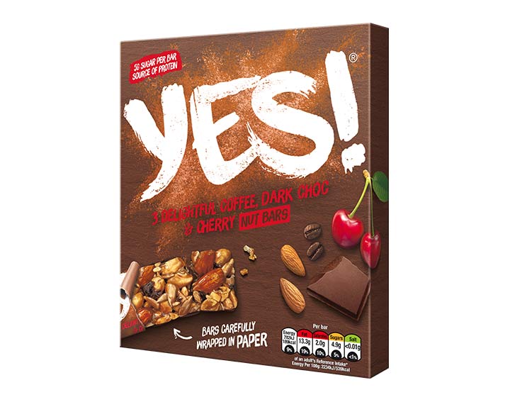 Coffee and Dark Chocolate Nut Bar 3x35g