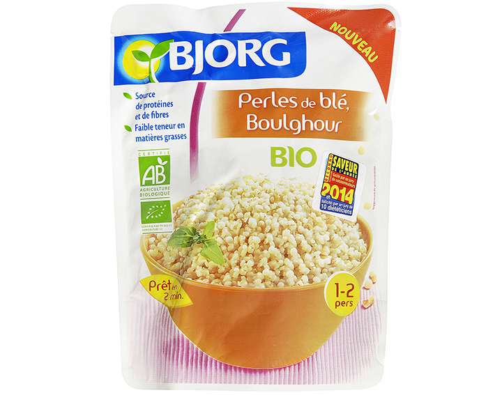 Bjorg Plat cuisiné en sachet Perles de Blé Boulghour 250g