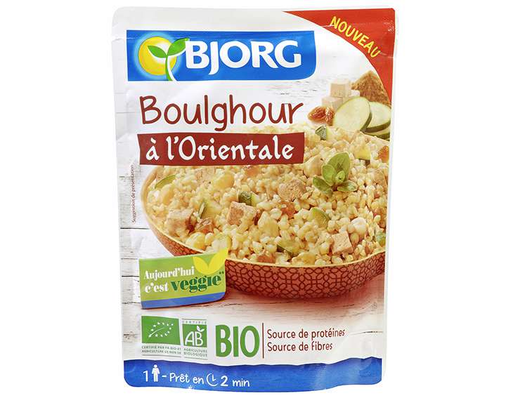 Bjorg Plat cuisiné en sachet Boulghour à l'Orientale 220g 