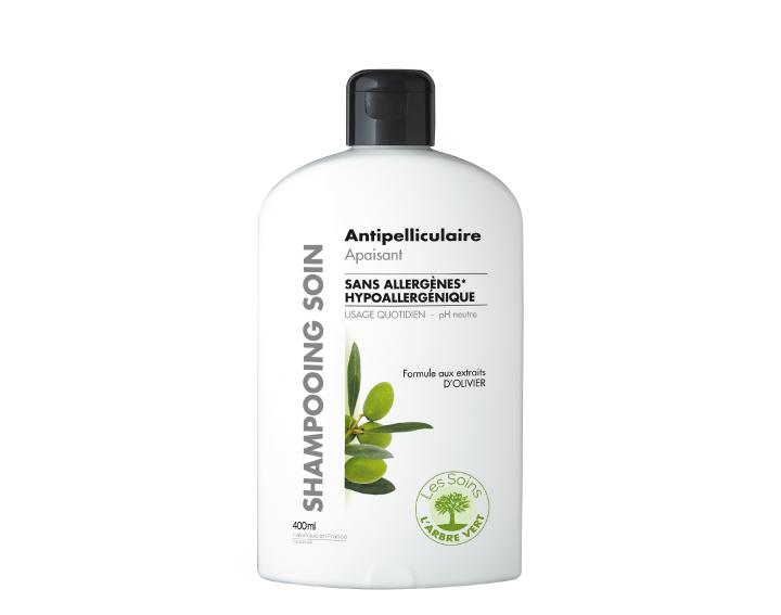Shampooing Soin Apaisant antipelliculaire Olivier 400 ml