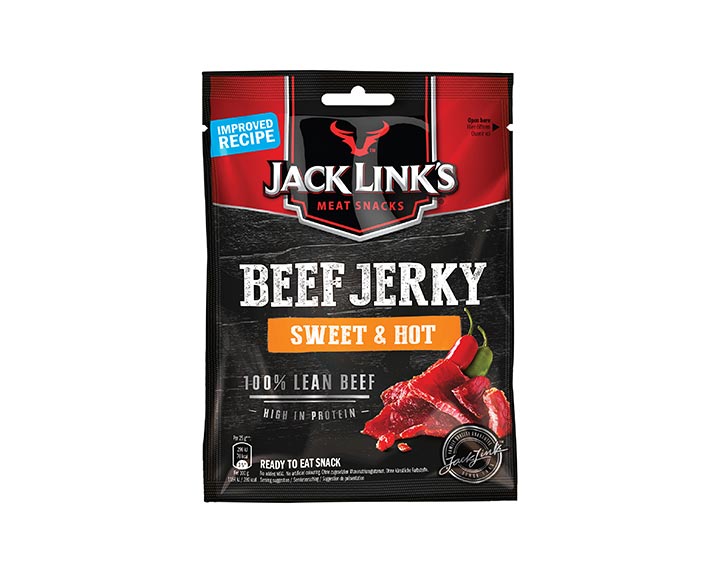 Sweet & Hot Beef Jerky 25g