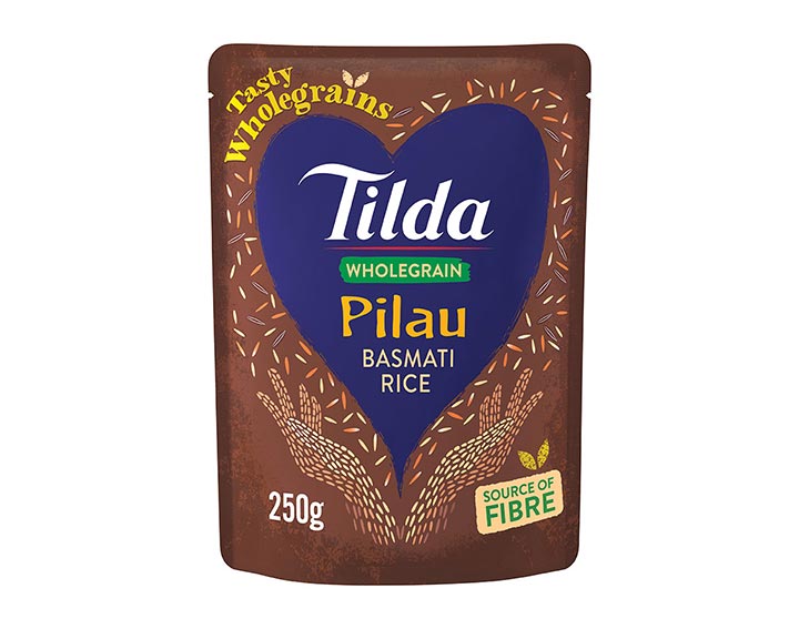Microwave Wholegrain Pilau Basmati Rice 250g