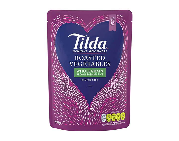 Microwave Roasted Veg Wholegrain Basmati Rice 250g