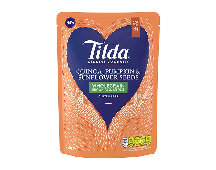 Microwave Wholegrain Basmati Rice & Seeds 250g