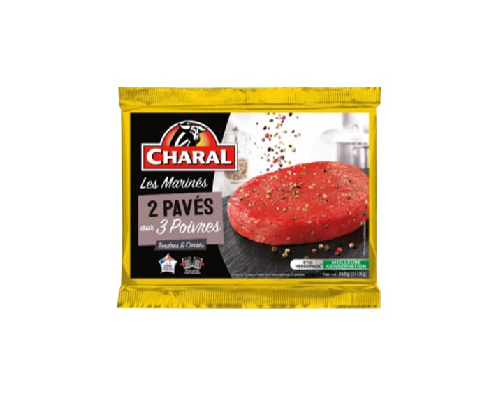 2 Pavés Marinés aux 3 Poivres (2x130g)