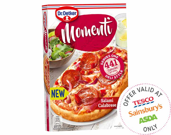 Momenti Salami Calabrese Pizza 190g