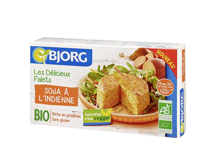 Bjorg Palets Soja à l'Indienne