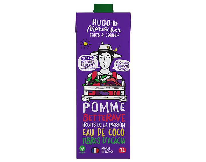 Pomme, Betterave, Fruits de la passion 1L