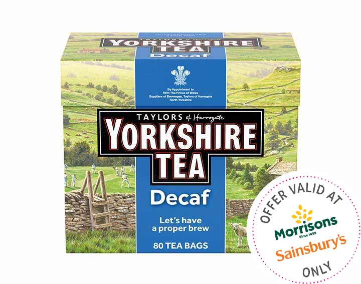 Yorskshire Tea Decaf 80 tea bags