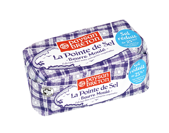Beurre Moulé Paysan Breton pointe de sel 250g