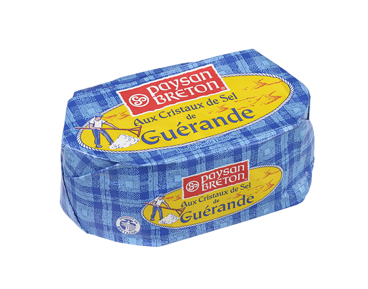 Beurre Moulé Paysan Breton cristaux de sel 250g