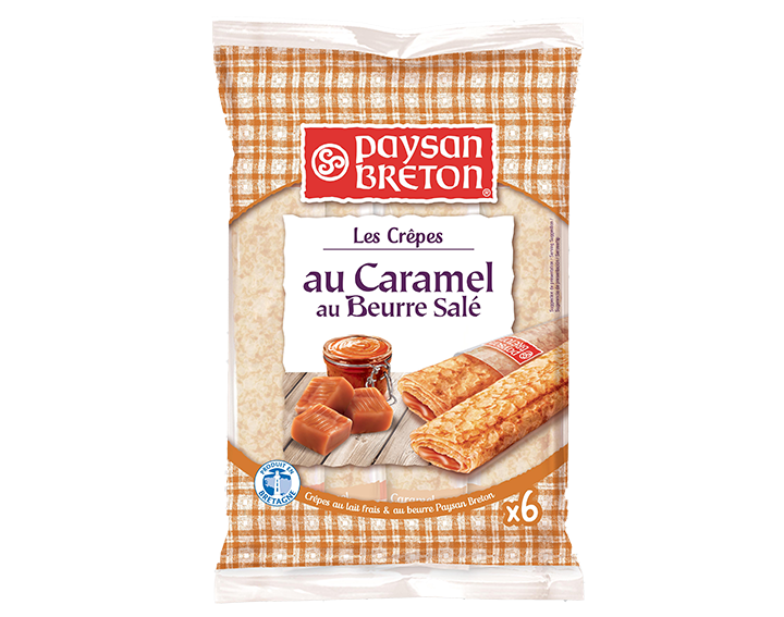Crêpes fourrées au caramel x6