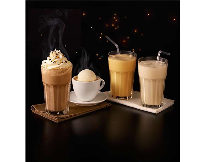 Délices chaudes et froids : Hot Shake, Affogato, Smoothie, Milk Shake