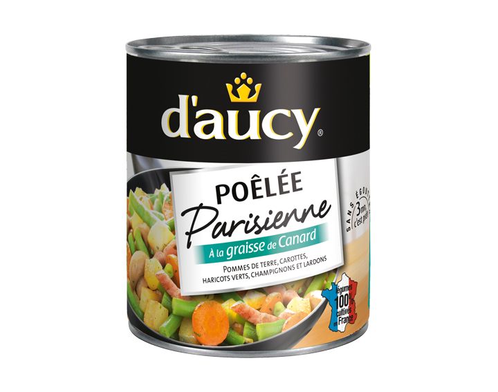 Poêlée Parisienne à la graisse de canard - grande boîte (580g)