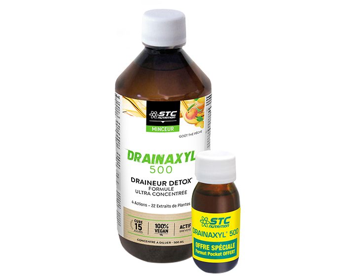 DRAINAXYL®500 Thé pêche + F Pocket offert