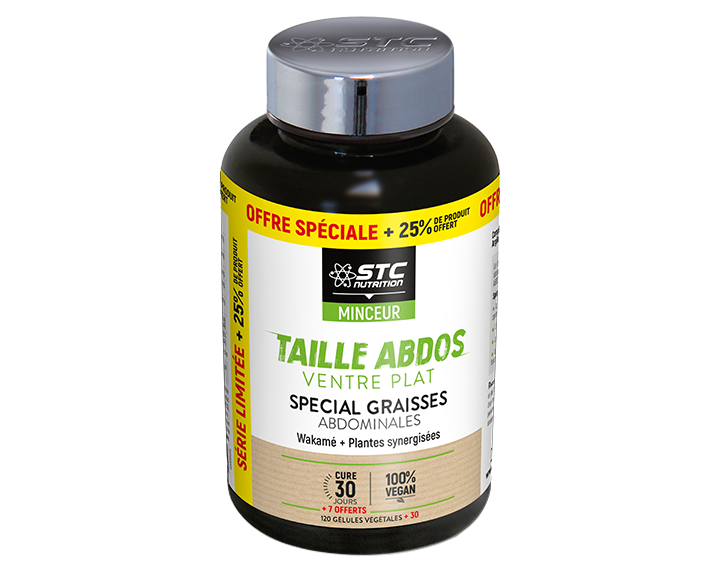 TAILLE ABDOS Ventre plat + 25% offerts