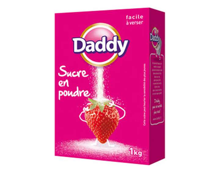 Daddy Surcre en poudre 1kg - facile à verser