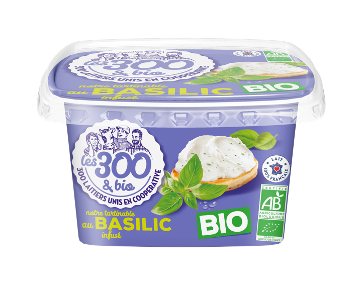 Notre tartinable au basilic infusé Bio