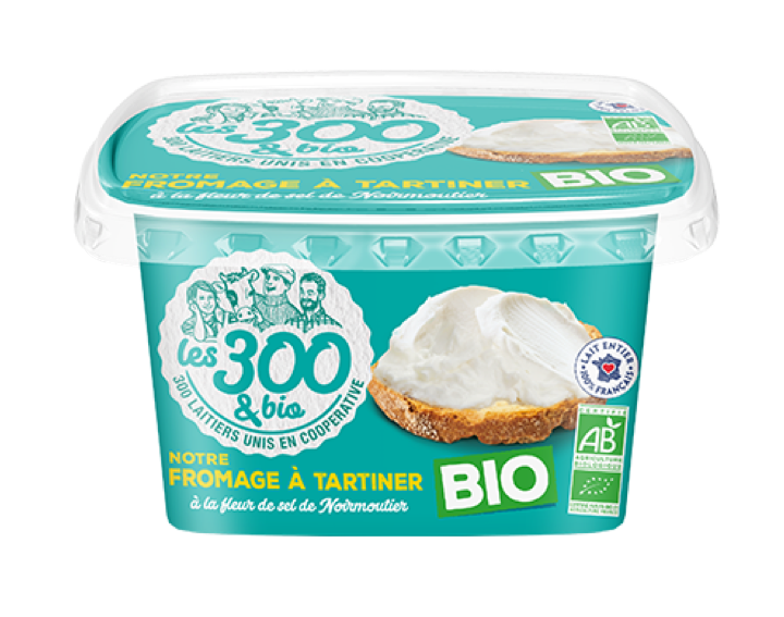 Notre fromage à tartiner nature Bio
