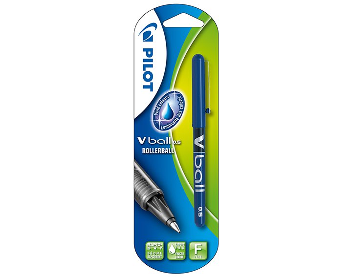 Blister V-Ball 05 Fin x 1 bleu