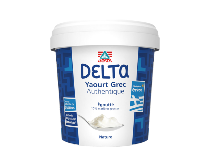 Delta Yaourt Grec nature 10% 1kg